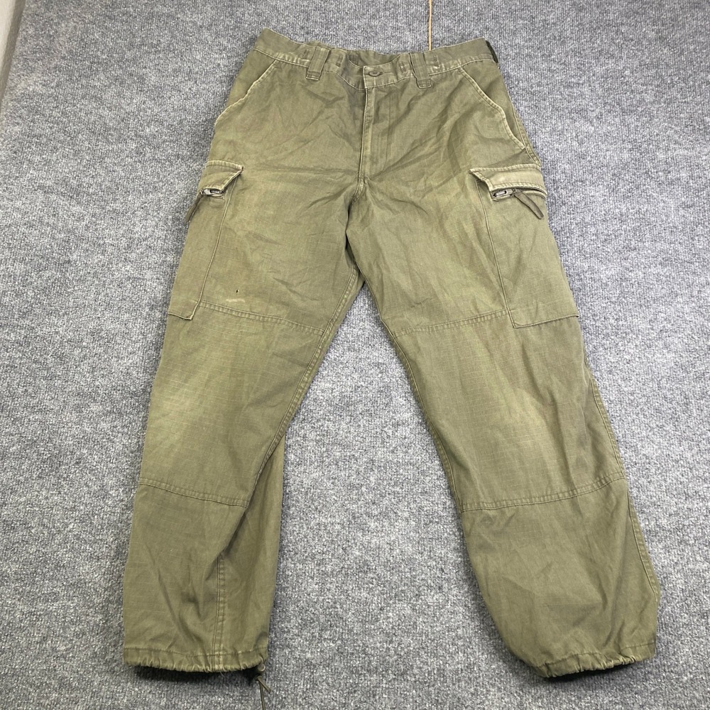 Austrian Military Ripstop Cargo Pants Mens 34x31 Olive Green Tactical FECSA 2011